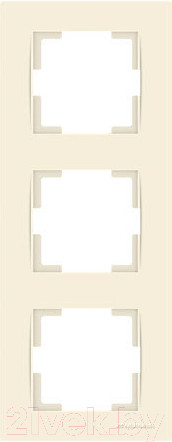 Изображение товара Рамка для выключателей и розеток Mutlusan 2220-800-2302 (слоновая кость)