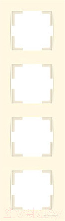 Изображение товара Рамка для выключателей и розеток Mutlusan 2220-800-2402 (слоновая кость)