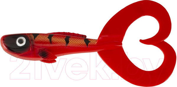 Изображение товара Мягкая приманка Abu Garcia Beast Twin Tail 210мм 64.5мм / 1517179 (2шт, Red Tiger)