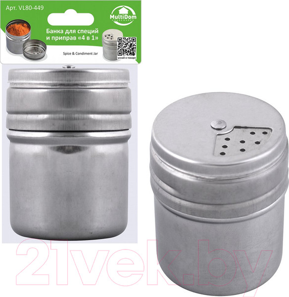 Изображение товара Дозатор для сыпучих продуктов и специй Мультидом VL80-449