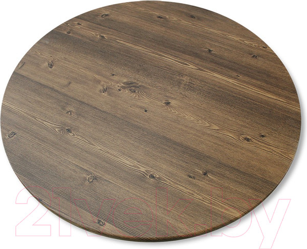 Изображение товара Обеденный стол Sheffilton SHT-TU7-1/70 МДФ (коричневый муар цинк/черный/орех светлый)