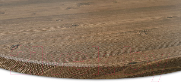 Изображение товара Обеденный стол Sheffilton SHT-TU7-1/70 МДФ (коричневый муар цинк/черный/орех светлый)