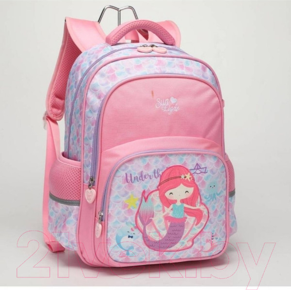 Изображение товара Школьный рюкзак Sun Eight SE-90008 (розовый)