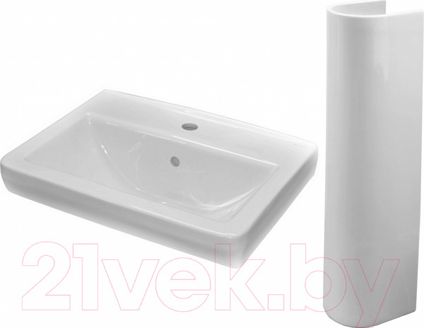 Изображение товара Умывальник Керамин Милан 55 (с пьедесталом)