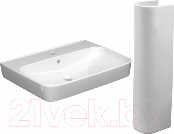 Изображение товара Умывальник Керамин Сканди 60 (с пьедесталом)