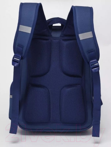 Изображение товара Школьный рюкзак Sun Eight SE-22001 (синий/оранжевый)