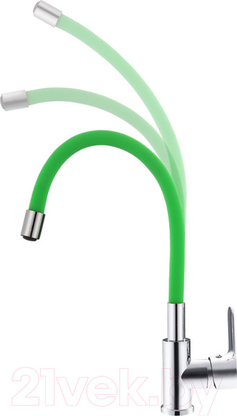 Изображение товара Смеситель Ekko by Maxonor MN70112-12 (зеленый/хром)