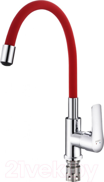 Изображение товара Смеситель Ekko by Maxonor MN70112-6 (красный/хром)