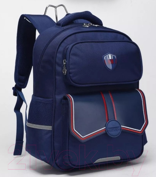 Изображение товара Школьный рюкзак Sun Eight SE-22006 (темно-синий/красный)