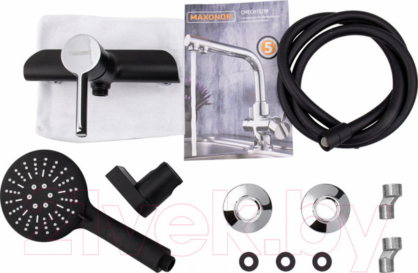 Изображение товара Смеситель Maxonor Pure Life MN9081-7 (черный)