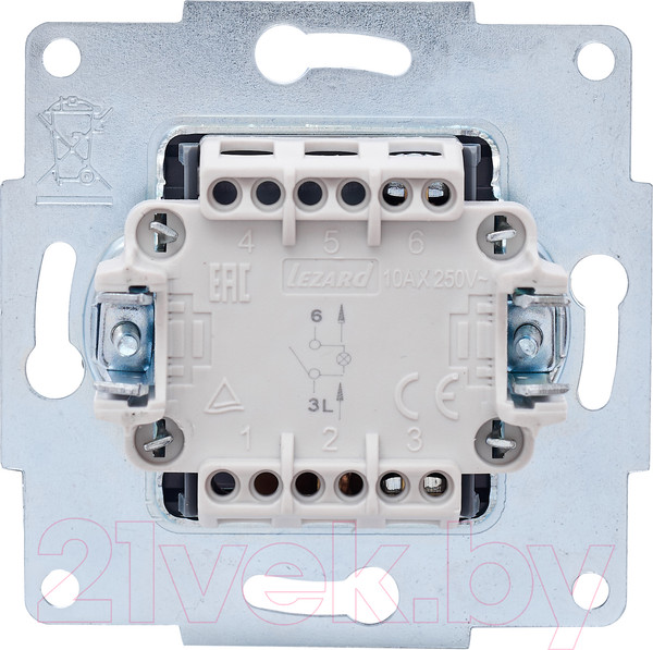 Изображение товара Выключатель Lezard Vesna 742-0288-111