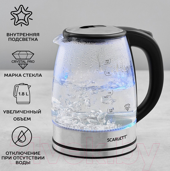 Изображение товара Электрочайник Scarlett SC-EK27G70