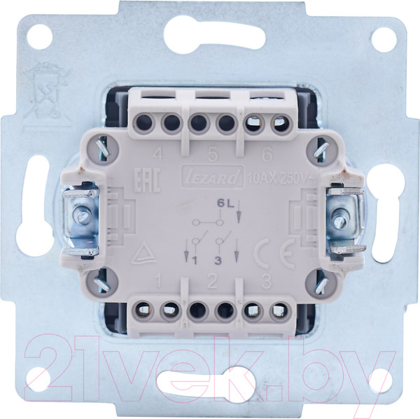 Изображение товара Выключатель Lezard Vesna 742-0288-101
