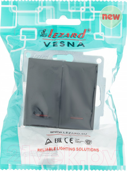 Изображение товара Выключатель Lezard Vesna 742-4288-112