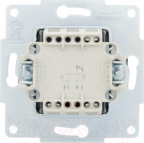 Изображение товара Выключатель Lezard Vesna 742-4288-112