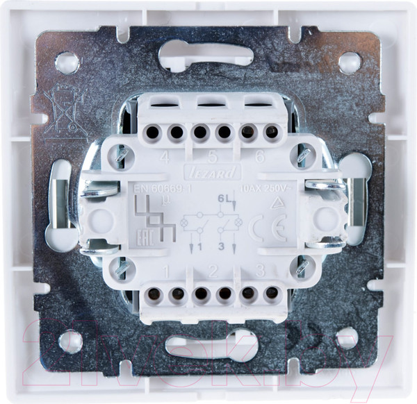 Изображение товара Выключатель Lezard Mira 701-0215-112