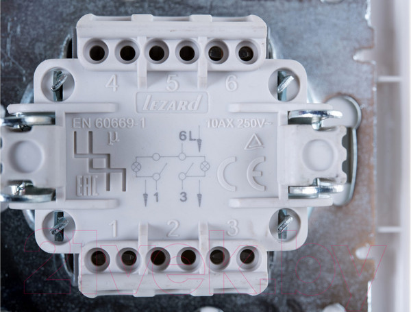 Изображение товара Выключатель Lezard Mira 701-0215-112