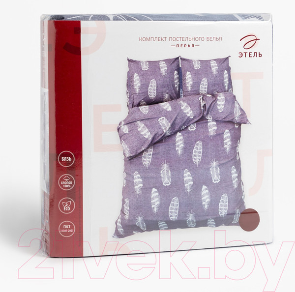 Изображение товара Комплект постельного белья Этель Перья / 9226765