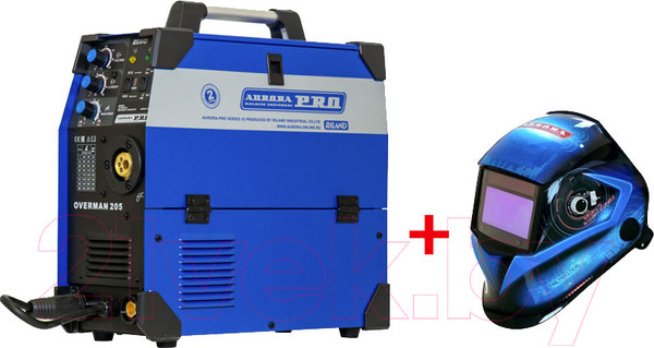 Изображение товара Полуавтомат сварочный AURORA Overman 205 + Маска Хамелеон SUN7 TIG MASTER / Overman 205+Sun7T
