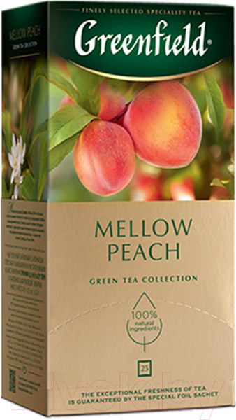 Изображение товара Чай пакетированный GREENFIELD Peach Mellow (25пак)