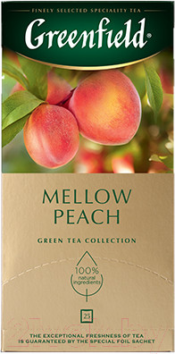 Изображение товара Чай пакетированный GREENFIELD Peach Mellow (25пак)