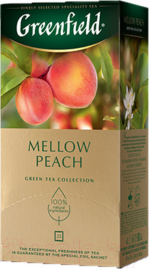 Изображение товара Чай пакетированный GREENFIELD Peach Mellow (25пак)