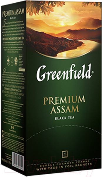 Изображение товара Чай пакетированный GREENFIELD Premium Assam (25пак)
