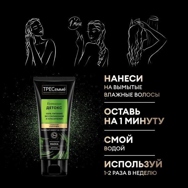 Изображение товара Маска для волос Tresemme Питательная Botanique Detox (200мл)