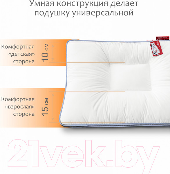 Изображение товара Подушка для сна Espera Quadro Memory Box Mini MB-5629 (40x60)