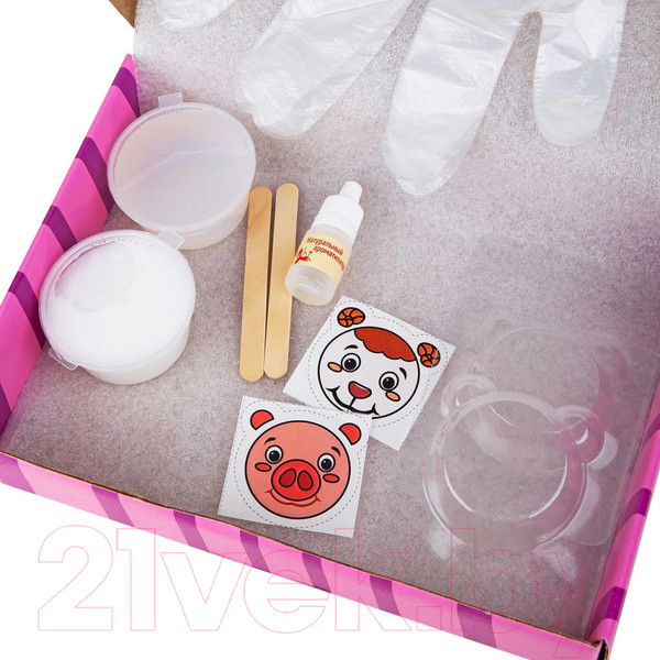 Изображение товара Набор для изготовления мыла Инновации для детей Мыло-картинка. Свинка и барашек / 774