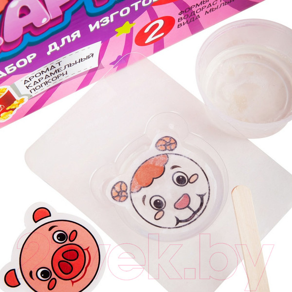 Изображение товара Набор для изготовления мыла Инновации для детей Мыло-картинка. Свинка и барашек / 774