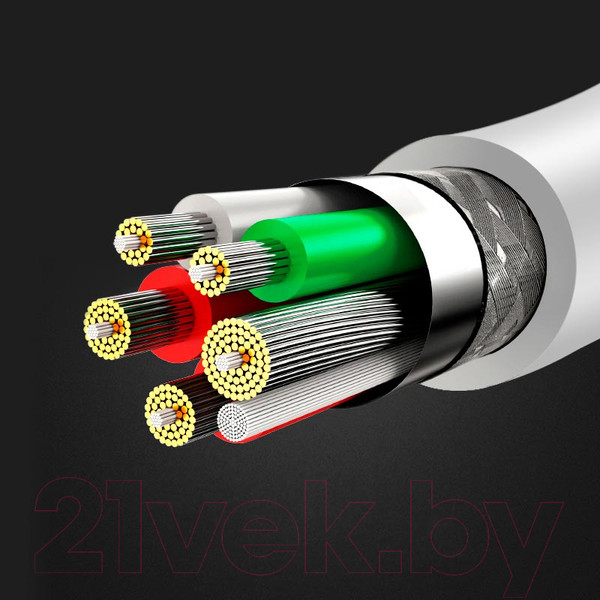 Изображение товара Кабель Hoco X23 Skilled AM-microBM (1м, черный)