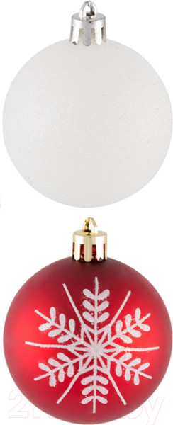 Изображение товара Набор шаров новогодних Волшебная страна SYCB17-020 / 003424 (6шт)