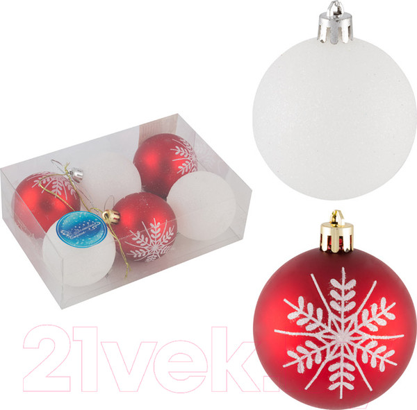 Изображение товара Набор шаров новогодних Волшебная страна SYCB17-020 / 003424 (6шт)