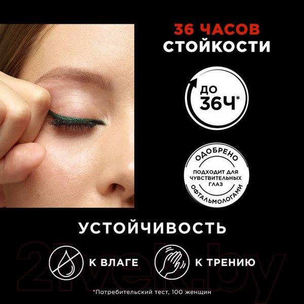Изображение товара Карандаш для глаз L'Oreal Paris Infallible Grip 36H Gel Automatic Eyeliner черный