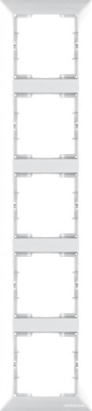 Изображение товара Рамка для выключателей и розеток Mutlusan Daria 2120-800-2501 (белый)