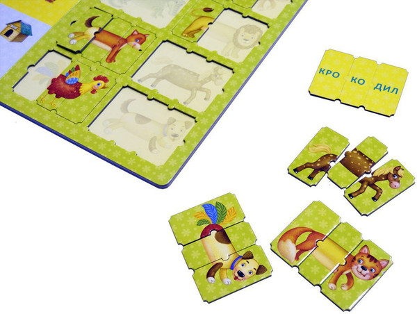 Изображение товара Книга-пазл Робинс Умные пазлы. Зоологика