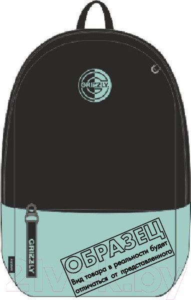 Изображение товара Рюкзак Grizzly RXL-327-1 (черно-мятный)