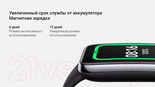 Изображение товара Фитнес-браслет Xiaomi Mi Smart Band 7 pro M2141B1 / BHR5970GL (черный)