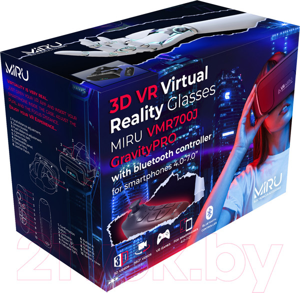 Изображение товара Шлем виртуальной реальности Miru VMR700J Gravity Pro