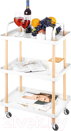 Изображение товара Этажерка Elan Gallery 240233 (белый)