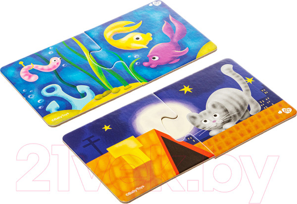 Изображение товара Развивающий игровой набор Baby Toys Кто где живет? / 02512