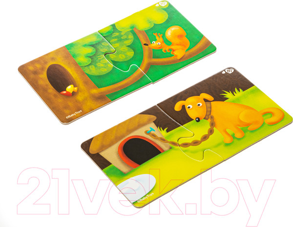 Изображение товара Развивающий игровой набор Baby Toys Кто где живет? / 02512