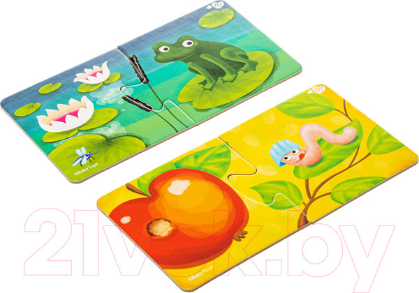 Изображение товара Развивающий игровой набор Baby Toys Кто где живет? / 02512