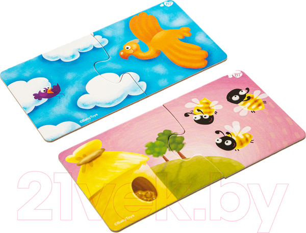 Изображение товара Развивающий игровой набор Baby Toys Кто где живет? / 02512