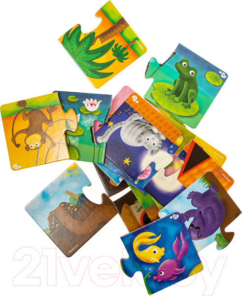Изображение товара Развивающий игровой набор Baby Toys Кто где живет? / 02512