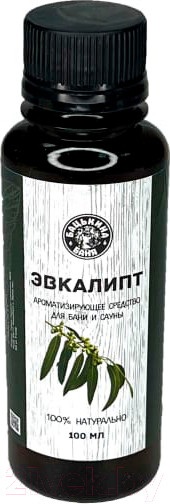 Изображение товара Ароматизатор для бани Бацькина баня Эвкалипт (100мл)