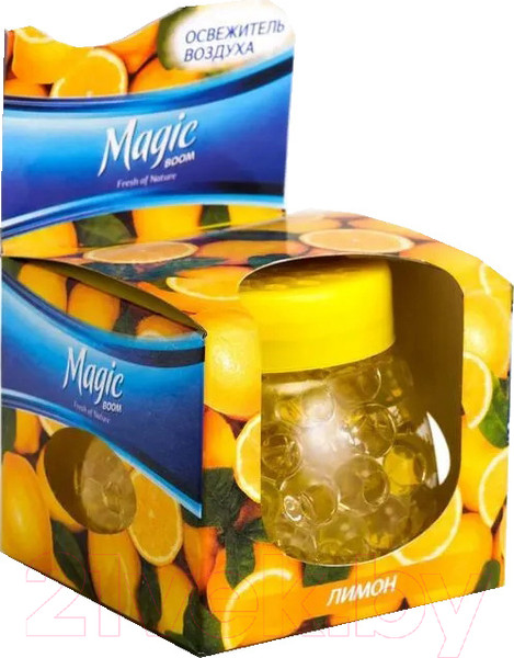 Изображение товара Освежитель воздуха Magic Boom Лимон гелевый (100г)
