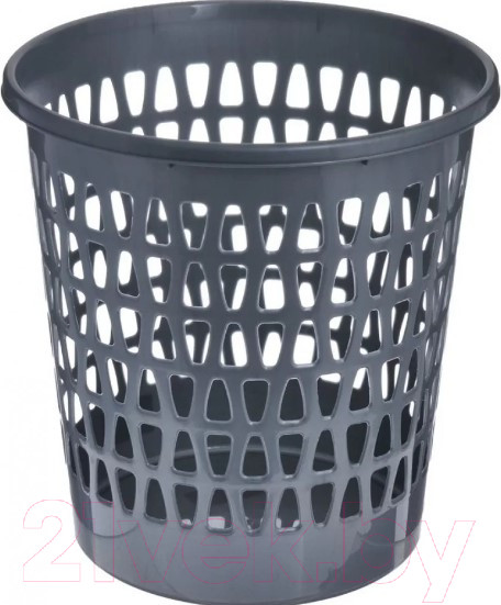 Изображение товара Корзина для бумаг Эльфпласт Вега ЕР225 (темно-серый)