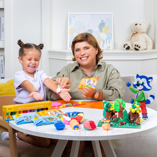 Изображение товара Пластилин легкий Мульти-пульти ЛП_38966 (12цв)